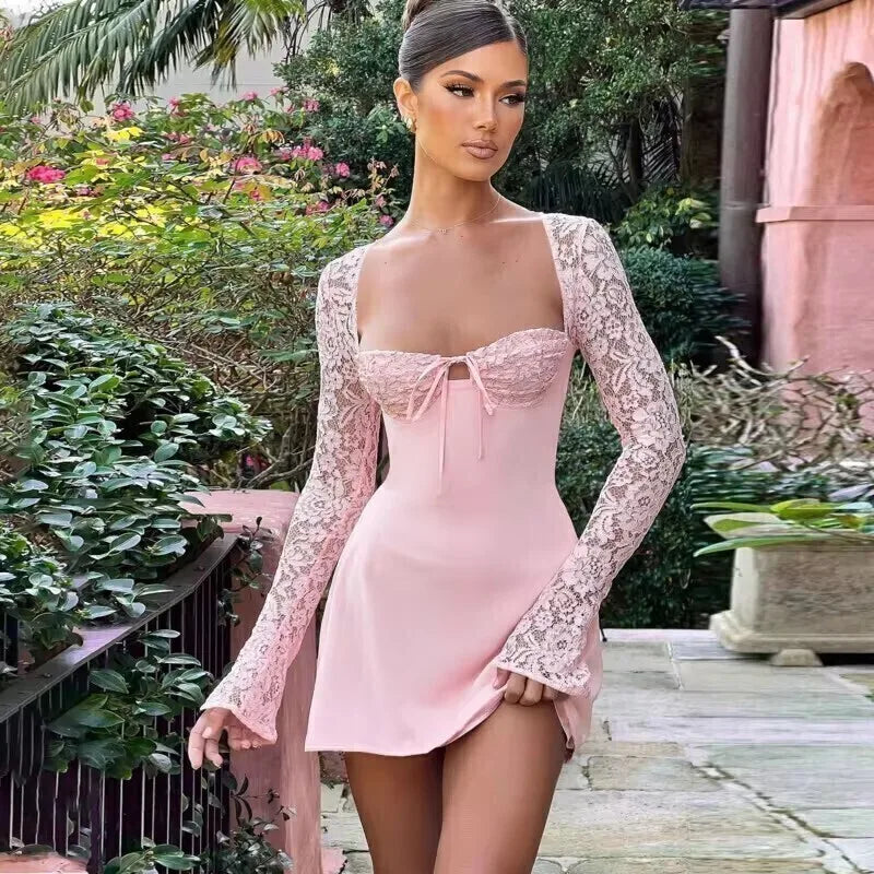 Waist Wrap Mini Dress