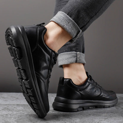 Trendy Leather Sneakers