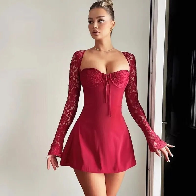 Waist Wrap Mini Dress